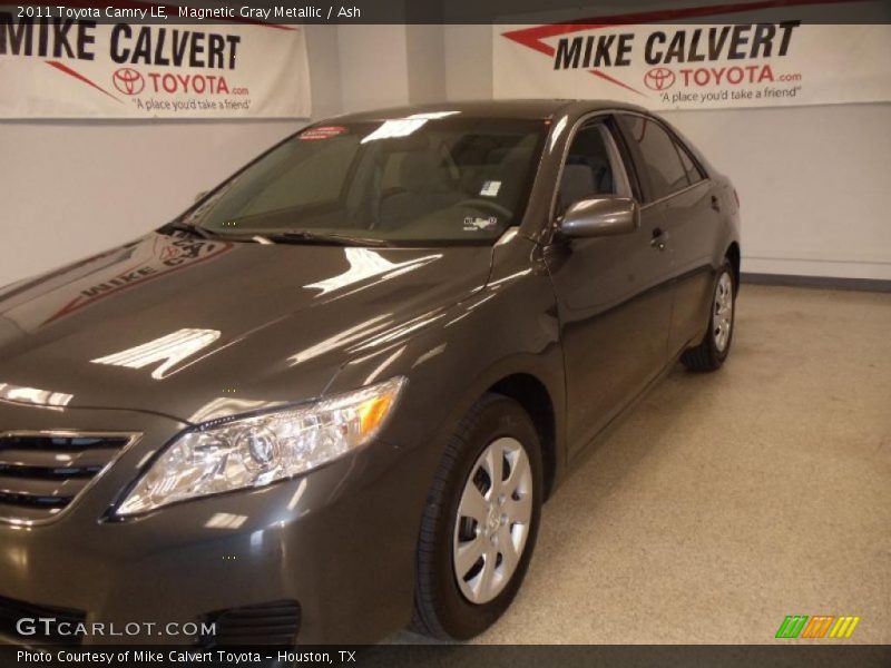 Magnetic Gray Metallic / Ash 2011 Toyota Camry LE