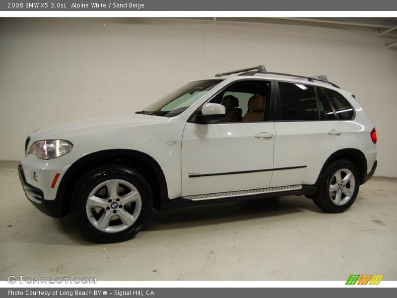 Alpine White / Sand Beige 2008 BMW X5 3.0si