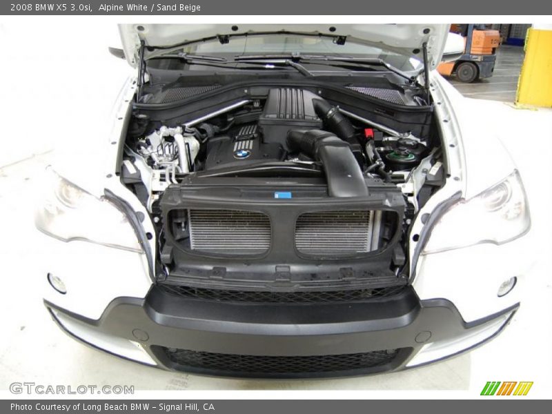 Alpine White / Sand Beige 2008 BMW X5 3.0si
