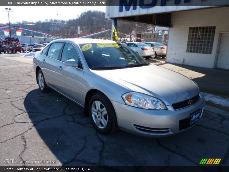 Silverstone Metallic / Ebony Black 2008 Chevrolet Impala LS