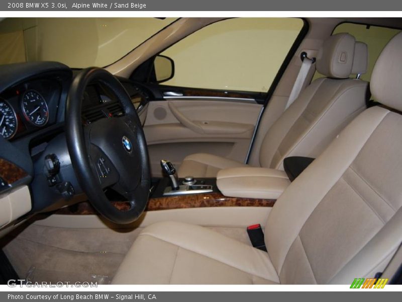 Alpine White / Sand Beige 2008 BMW X5 3.0si
