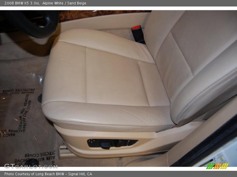 Alpine White / Sand Beige 2008 BMW X5 3.0si