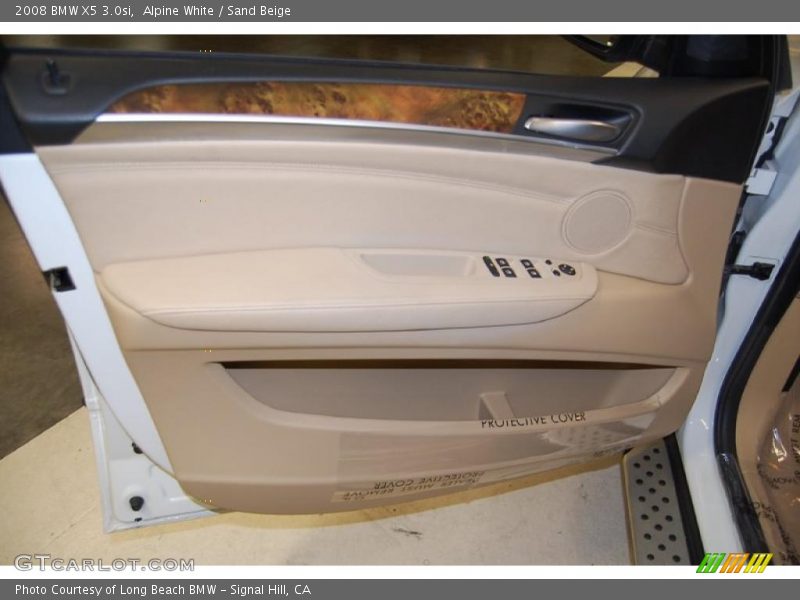 Alpine White / Sand Beige 2008 BMW X5 3.0si
