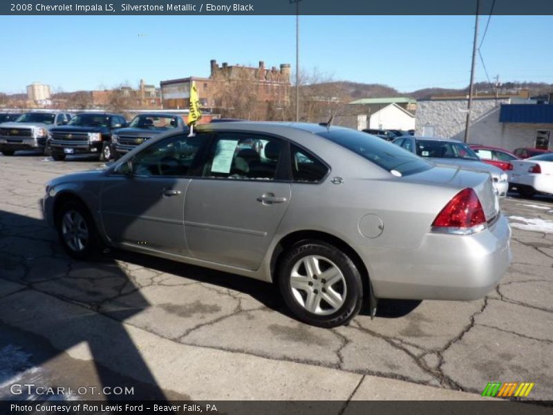 Silverstone Metallic / Ebony Black 2008 Chevrolet Impala LS