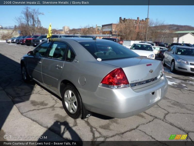 Silverstone Metallic / Ebony Black 2008 Chevrolet Impala LS