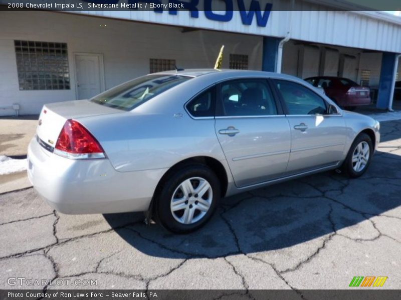Silverstone Metallic / Ebony Black 2008 Chevrolet Impala LS