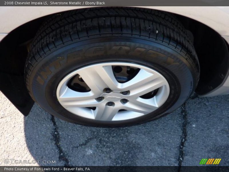 Silverstone Metallic / Ebony Black 2008 Chevrolet Impala LS