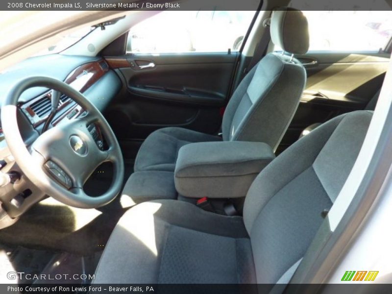 Silverstone Metallic / Ebony Black 2008 Chevrolet Impala LS
