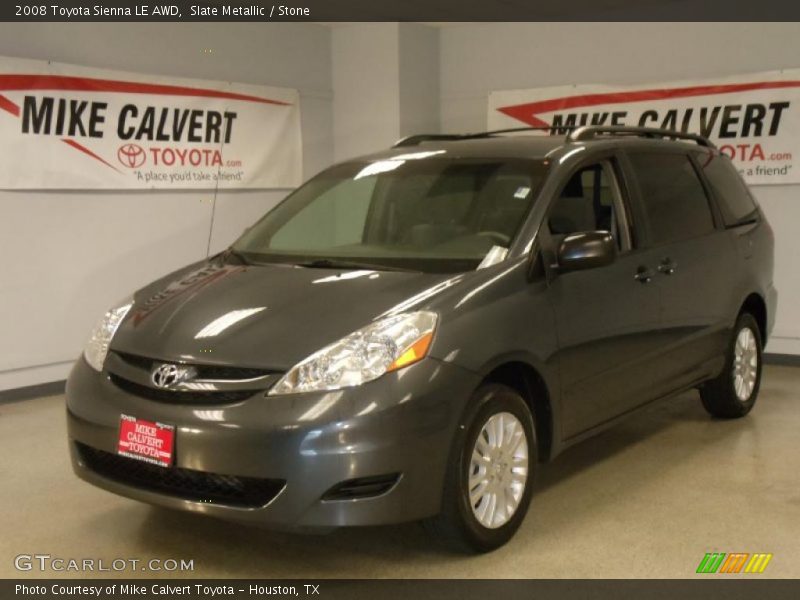 Slate Metallic / Stone 2008 Toyota Sienna LE AWD