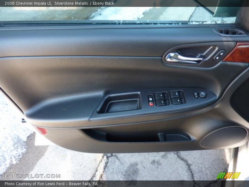 Silverstone Metallic / Ebony Black 2008 Chevrolet Impala LS