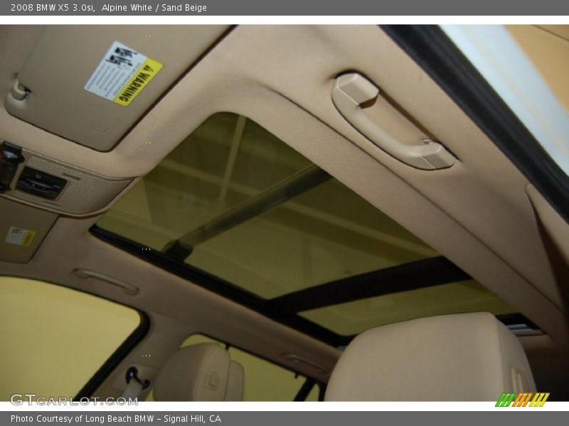 Alpine White / Sand Beige 2008 BMW X5 3.0si