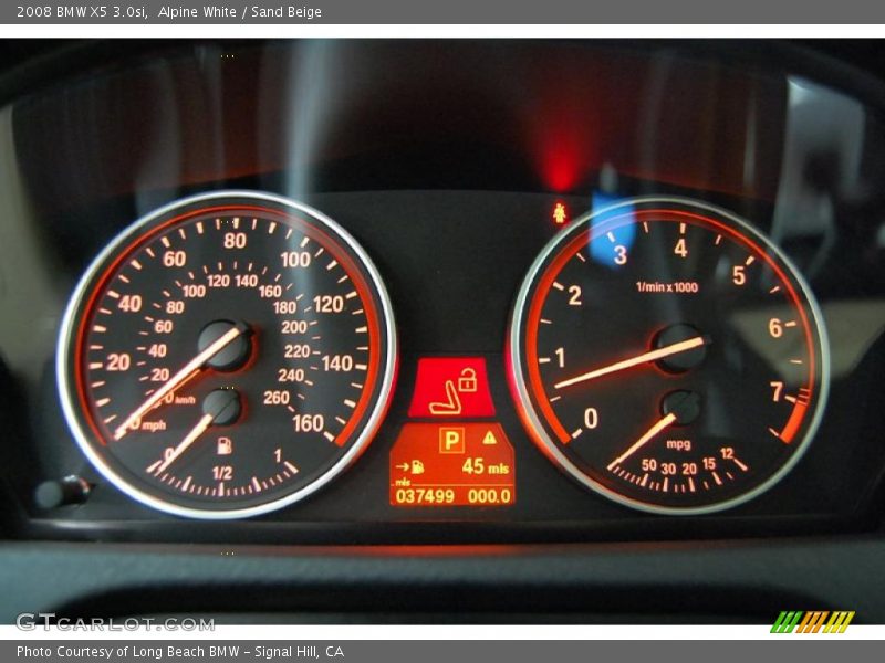 Alpine White / Sand Beige 2008 BMW X5 3.0si