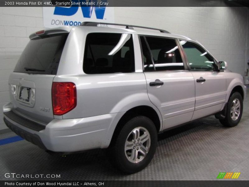 Starlight Silver Metallic / Gray 2003 Honda Pilot EX 4WD