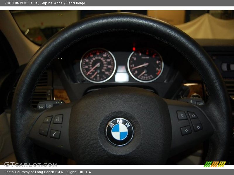 Alpine White / Sand Beige 2008 BMW X5 3.0si