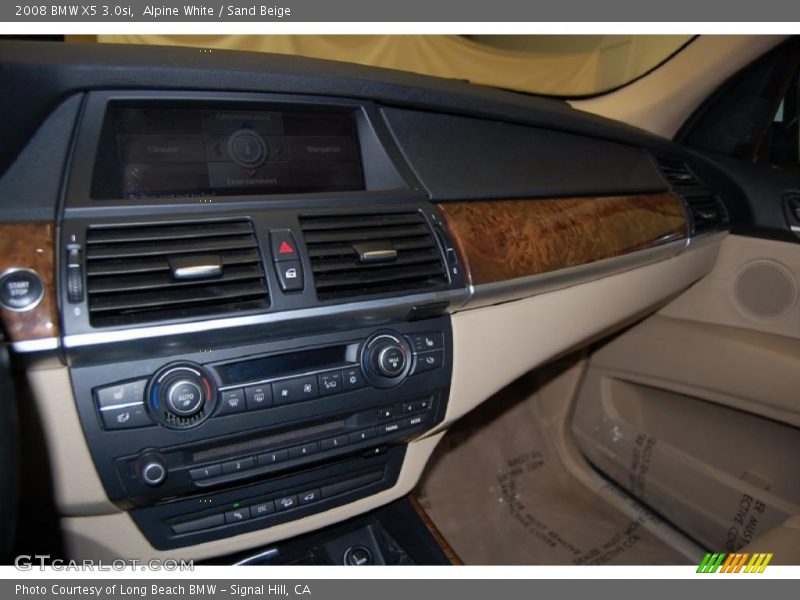 Alpine White / Sand Beige 2008 BMW X5 3.0si