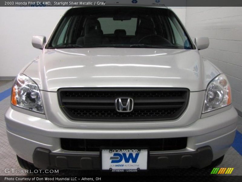 Starlight Silver Metallic / Gray 2003 Honda Pilot EX 4WD