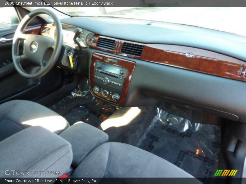 Silverstone Metallic / Ebony Black 2008 Chevrolet Impala LS