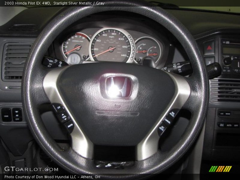 Starlight Silver Metallic / Gray 2003 Honda Pilot EX 4WD