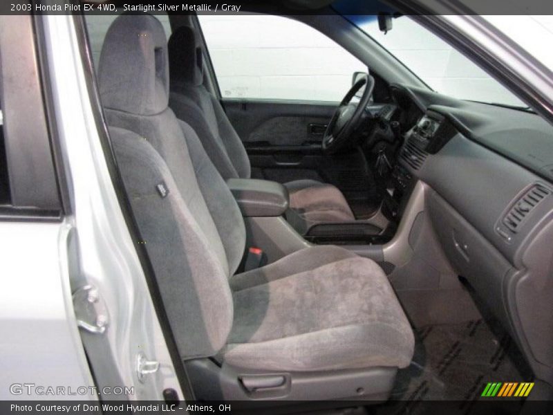 Starlight Silver Metallic / Gray 2003 Honda Pilot EX 4WD