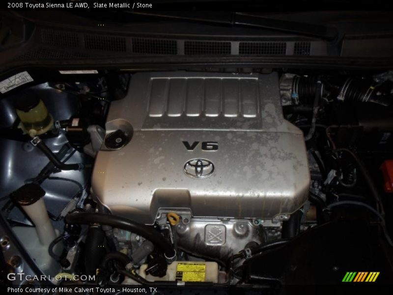 Slate Metallic / Stone 2008 Toyota Sienna LE AWD