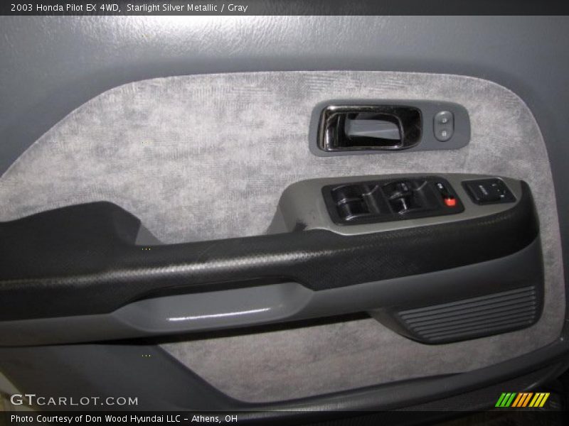 Starlight Silver Metallic / Gray 2003 Honda Pilot EX 4WD