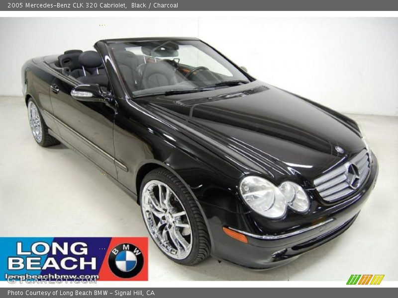 Black / Charcoal 2005 Mercedes-Benz CLK 320 Cabriolet