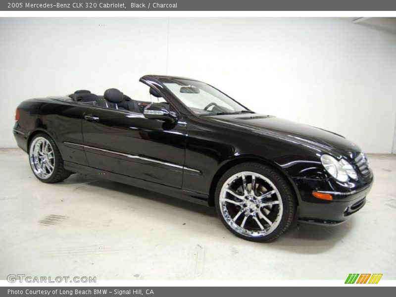 Black / Charcoal 2005 Mercedes-Benz CLK 320 Cabriolet