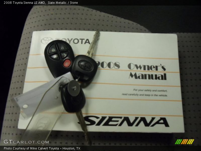 Slate Metallic / Stone 2008 Toyota Sienna LE AWD