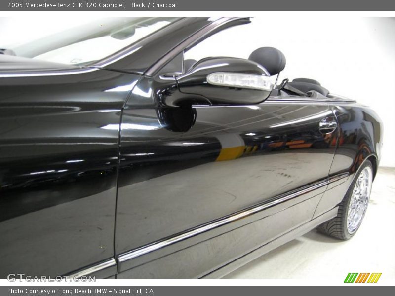 Black / Charcoal 2005 Mercedes-Benz CLK 320 Cabriolet