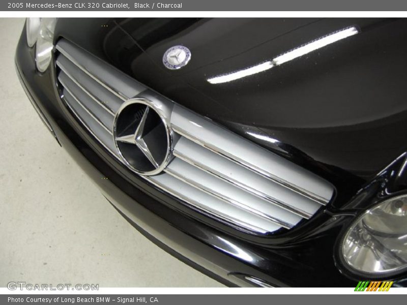 Black / Charcoal 2005 Mercedes-Benz CLK 320 Cabriolet