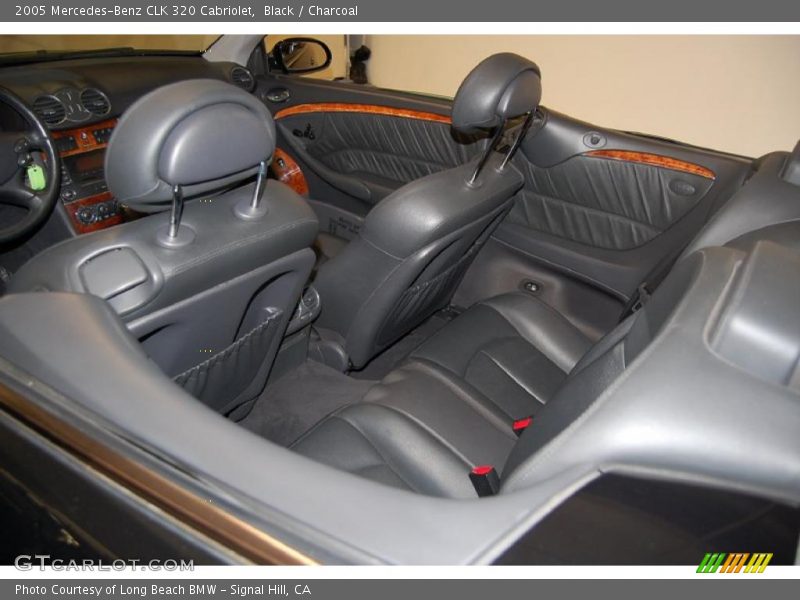  2005 CLK 320 Cabriolet Charcoal Interior