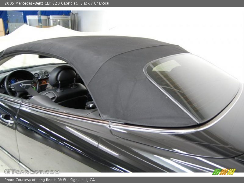 Black / Charcoal 2005 Mercedes-Benz CLK 320 Cabriolet