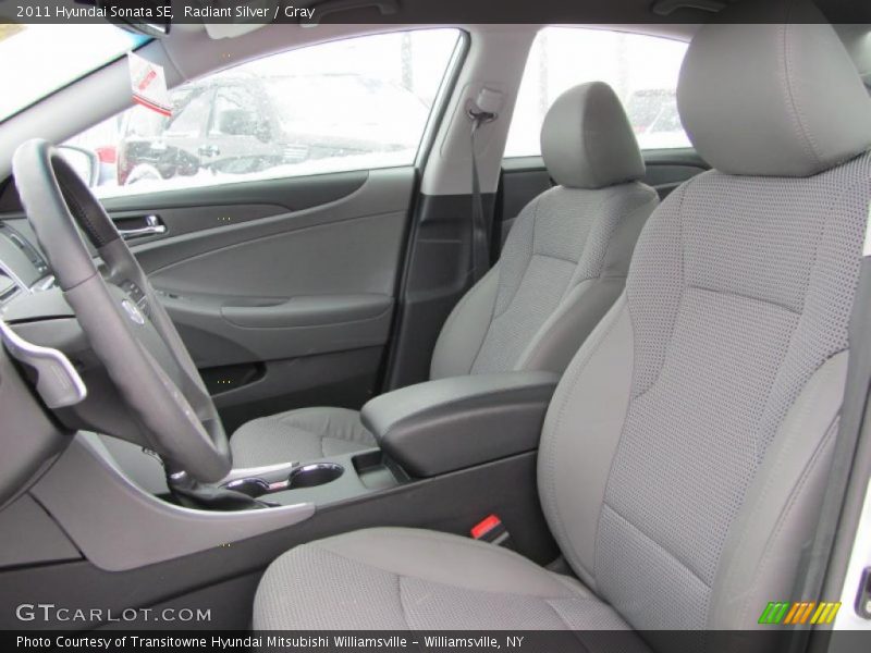 Radiant Silver / Gray 2011 Hyundai Sonata SE