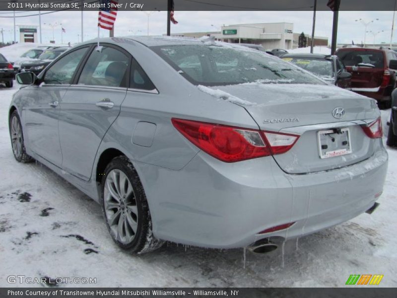 Radiant Silver / Gray 2011 Hyundai Sonata SE