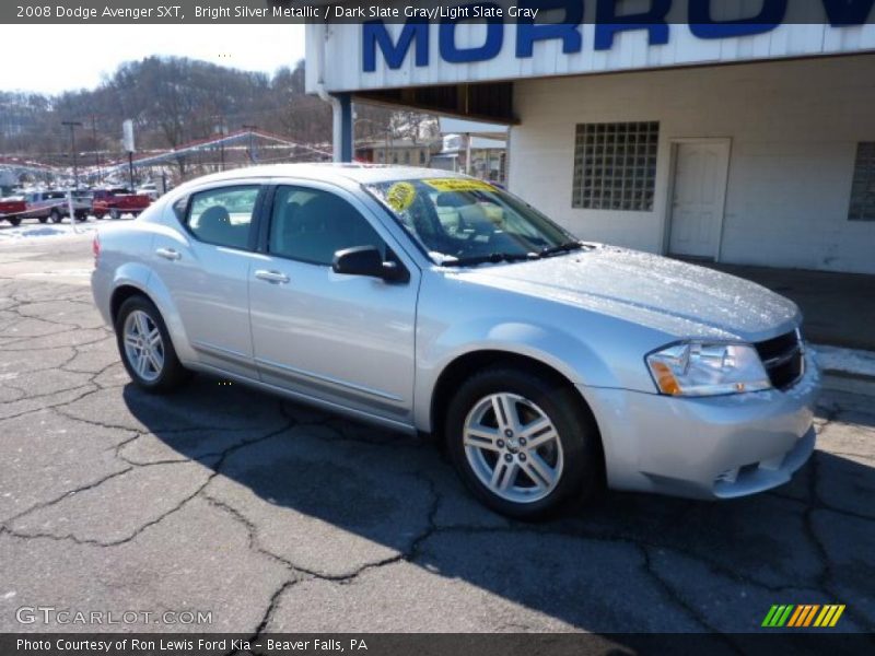 Bright Silver Metallic / Dark Slate Gray/Light Slate Gray 2008 Dodge Avenger SXT