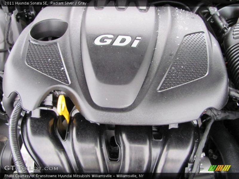 Radiant Silver / Gray 2011 Hyundai Sonata SE