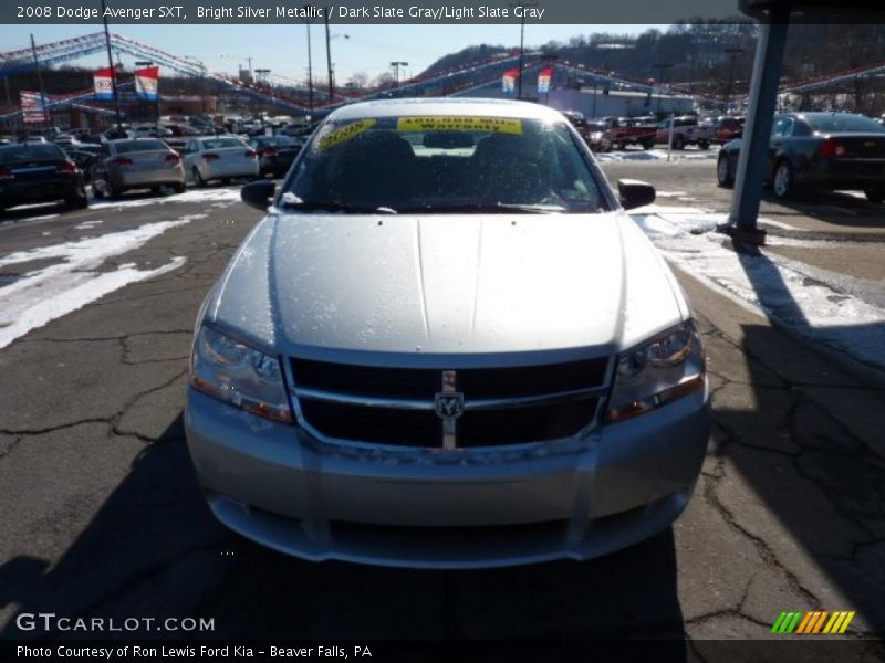 Bright Silver Metallic / Dark Slate Gray/Light Slate Gray 2008 Dodge Avenger SXT