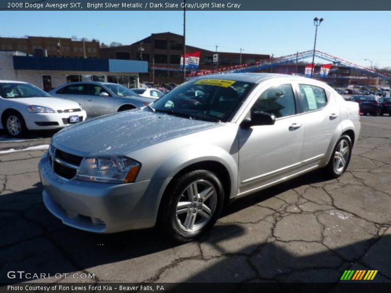 Bright Silver Metallic / Dark Slate Gray/Light Slate Gray 2008 Dodge Avenger SXT