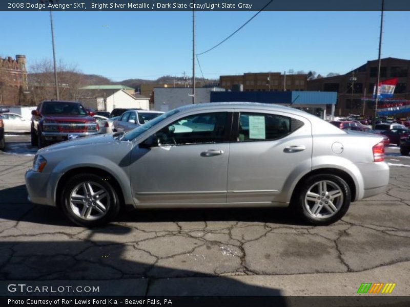 Bright Silver Metallic / Dark Slate Gray/Light Slate Gray 2008 Dodge Avenger SXT