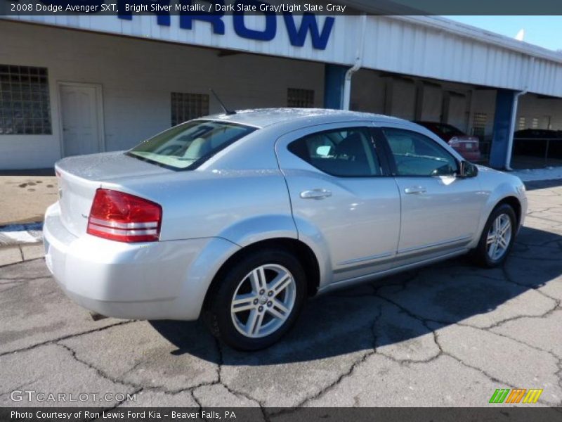 Bright Silver Metallic / Dark Slate Gray/Light Slate Gray 2008 Dodge Avenger SXT