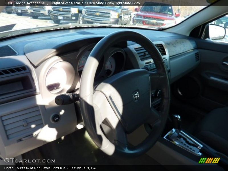 Bright Silver Metallic / Dark Slate Gray/Light Slate Gray 2008 Dodge Avenger SXT