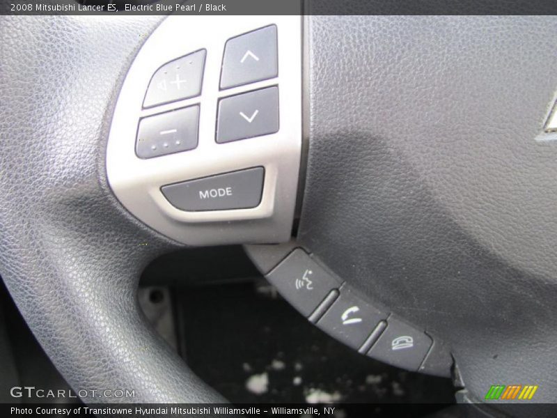 Electric Blue Pearl / Black 2008 Mitsubishi Lancer ES