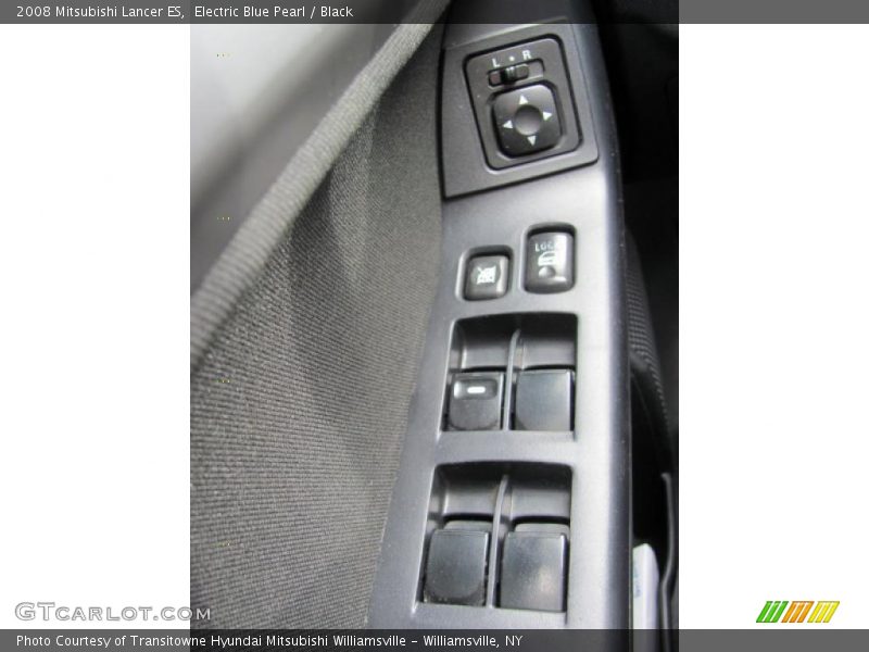 Electric Blue Pearl / Black 2008 Mitsubishi Lancer ES
