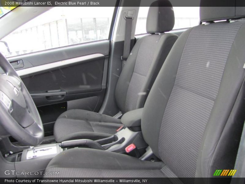 Electric Blue Pearl / Black 2008 Mitsubishi Lancer ES