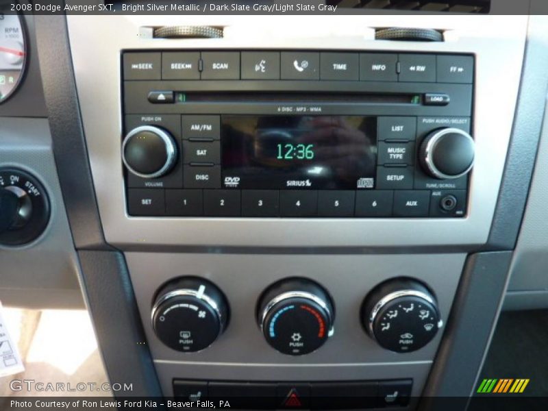 Bright Silver Metallic / Dark Slate Gray/Light Slate Gray 2008 Dodge Avenger SXT