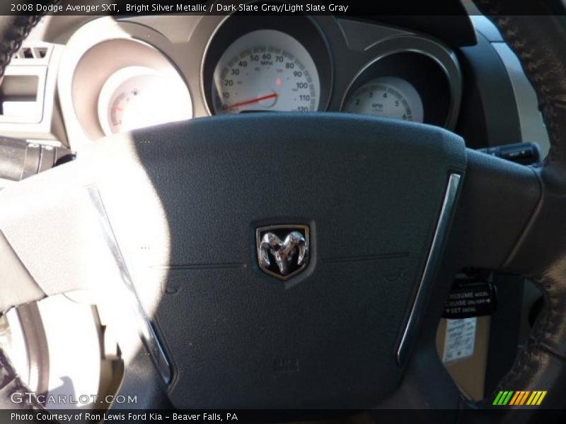 Bright Silver Metallic / Dark Slate Gray/Light Slate Gray 2008 Dodge Avenger SXT