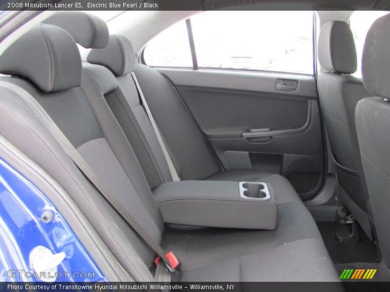 Electric Blue Pearl / Black 2008 Mitsubishi Lancer ES