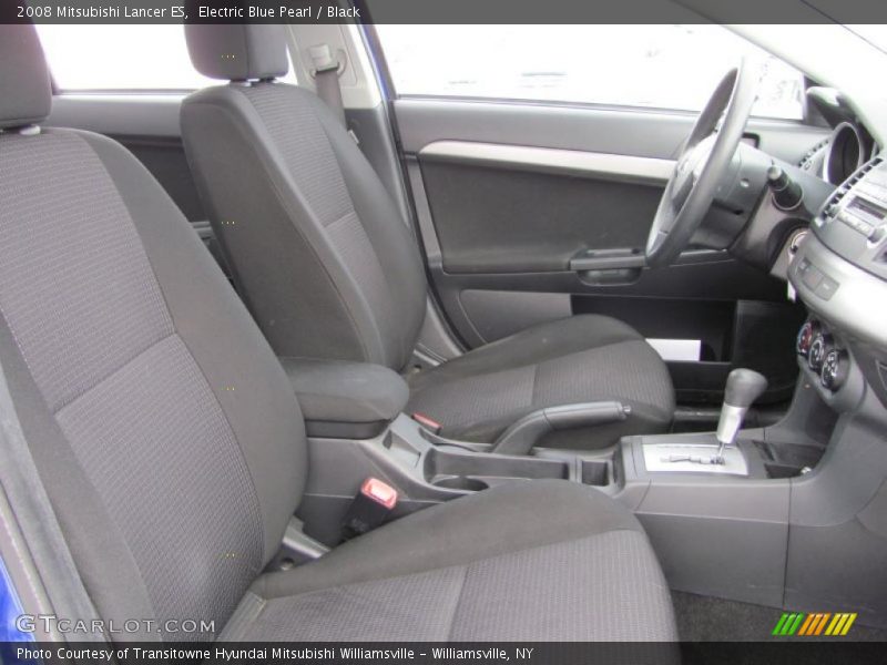 Electric Blue Pearl / Black 2008 Mitsubishi Lancer ES