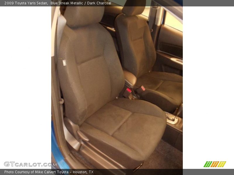 Blue Streak Metallic / Dark Charcoal 2009 Toyota Yaris Sedan