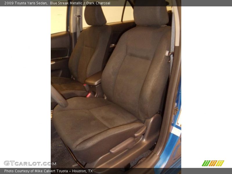 Blue Streak Metallic / Dark Charcoal 2009 Toyota Yaris Sedan